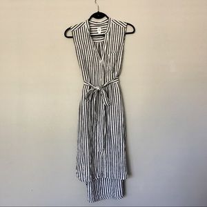 GAP | striped linen dress size small